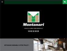 Tablet Screenshot of montanari.fr